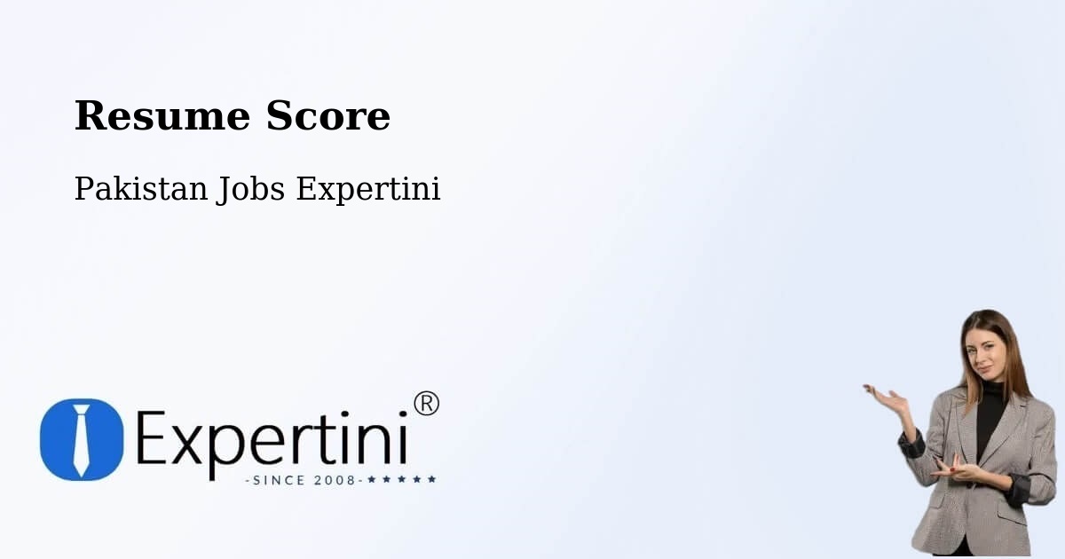 Resume Score - Pakistan Jobs Expertini